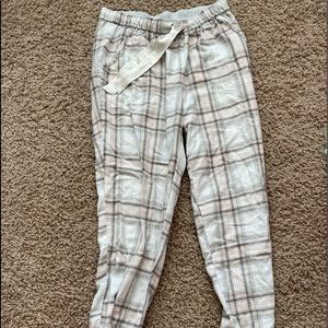 Plaid pajama pants